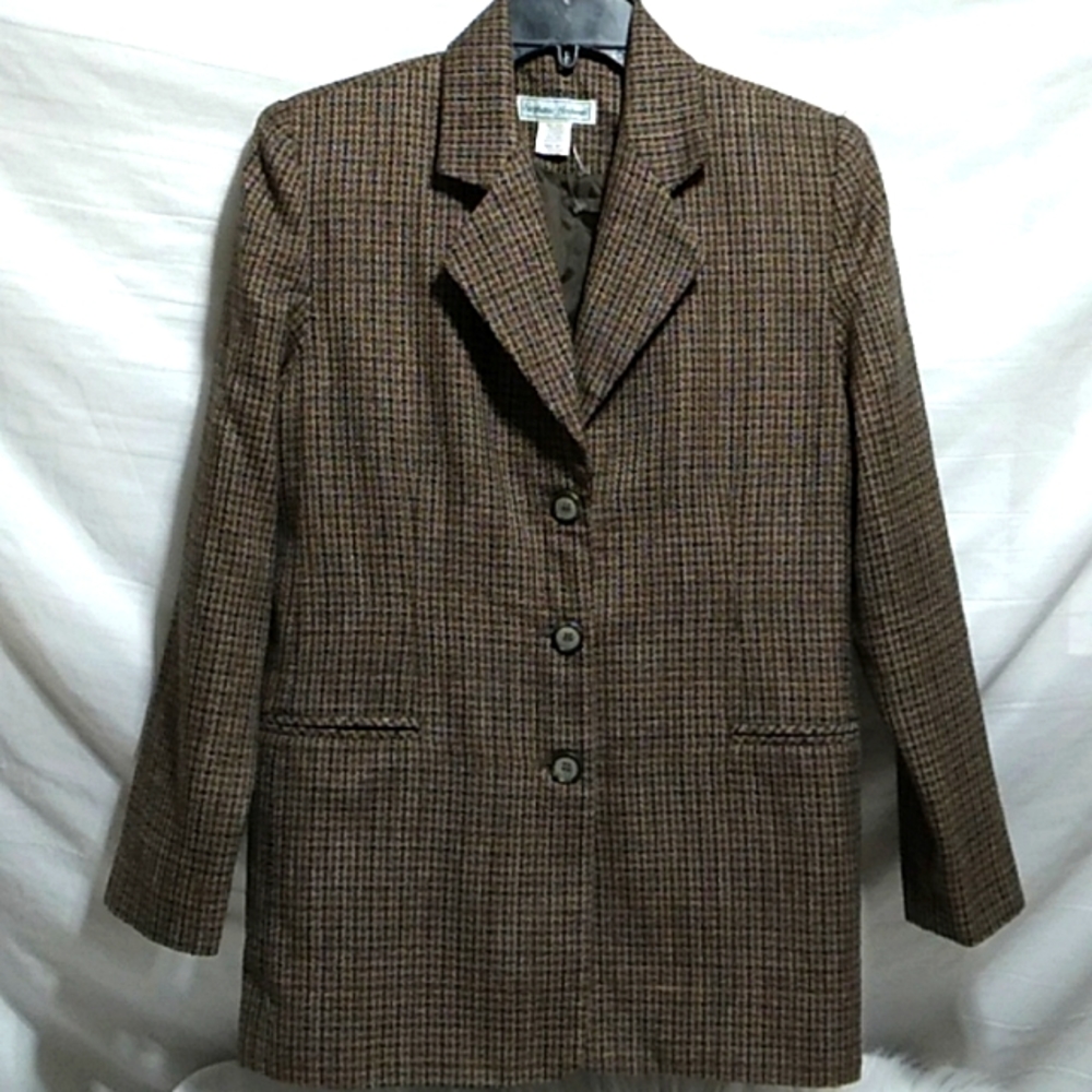 (D-11) Stephanie Andrews Vtg Stunning Blazer Made In Ukraine 🇺🇦 Sz.4P